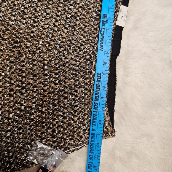 Worthington X Jason Bolden Women's Gold Multi Tweed Pants Size 8 - Picture 4 of 10